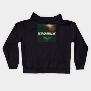 Evergreen Sky Logo Kids Hoodie